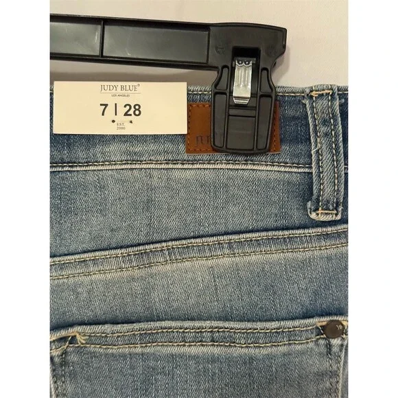 Judy Blue Jeans Womens Size 7/28 Light Wash High Waist Skinny Stretch - Picture 5 of 15